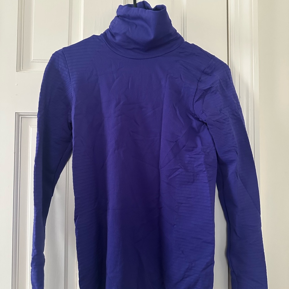 Purple Turtleneck athletic top